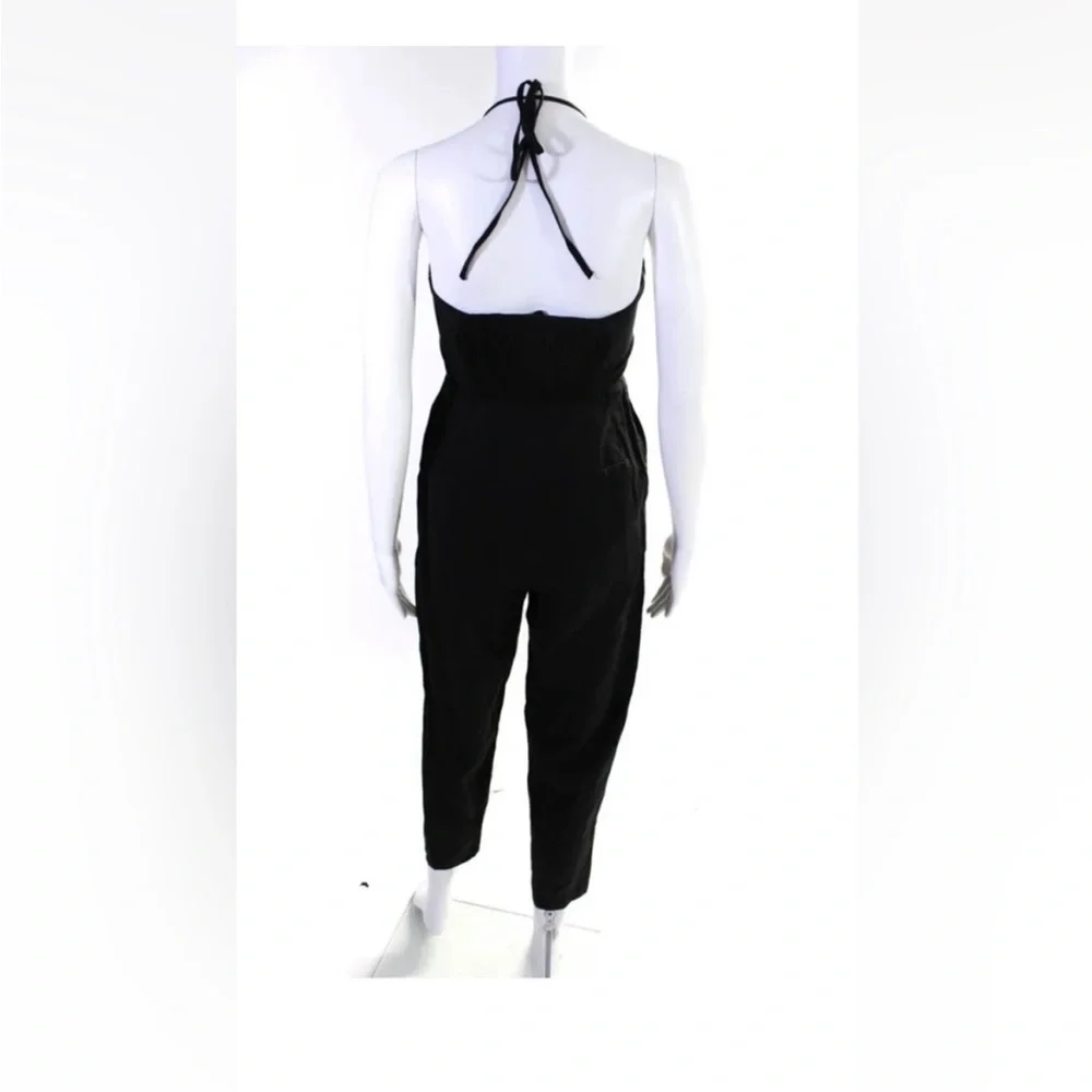 MAJORELLE Black Tapered Jumpsuit with Cutout - Picture 6 of 6